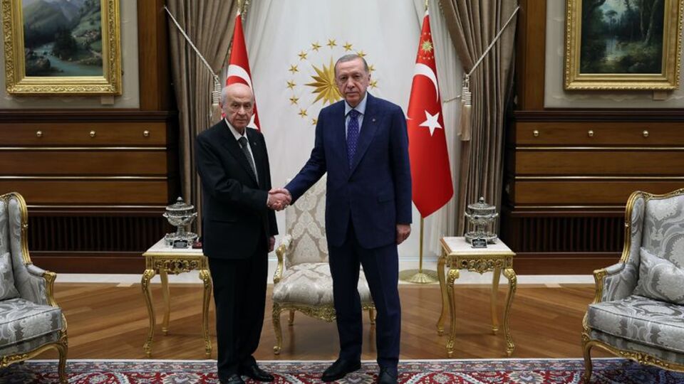 Cumhurbaşkanı Erdoğan ile Bahçeli görüşmesi sona erdi