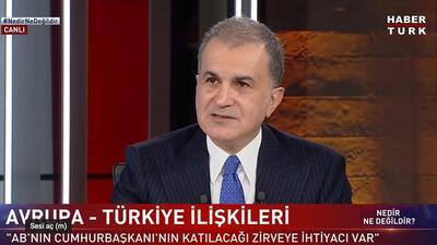 Ömer Çelik'ten Habertürk'e açıklamalar