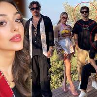 Eski sevgilisiyle yeni sevgilisi aynı karede