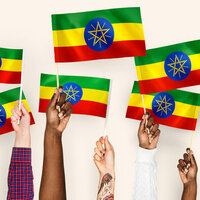 Etiyopya başkenti, bayrağı, nüfusu