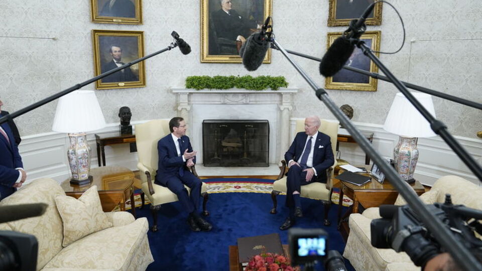 İsrail Cumhurbaşkanı, Beyaz Saray'da