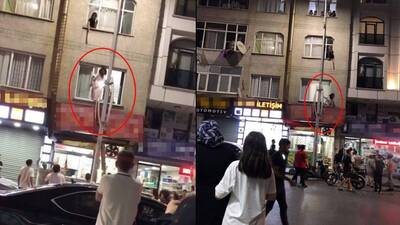 Aile şiddet! 14 yaşındaki kız, camdan atladı