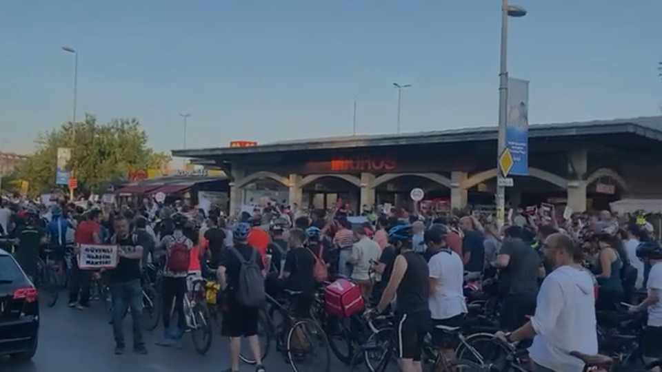 Bisiklet sürücüleri Güzelgün için yürüdü