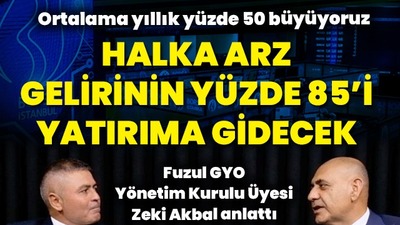 Ortalama yıllık yüzde 50 büyüme