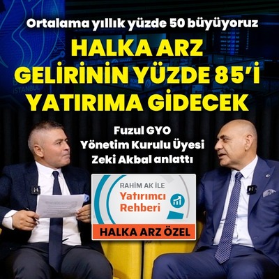 Ortalama yıllık yüzde 50 büyüme