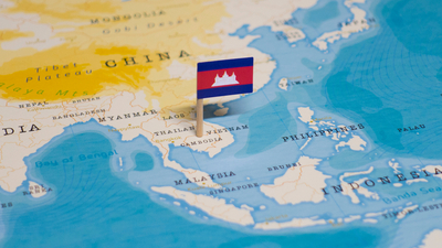 Kamboçya başkenti, bayrağı, nüfusu