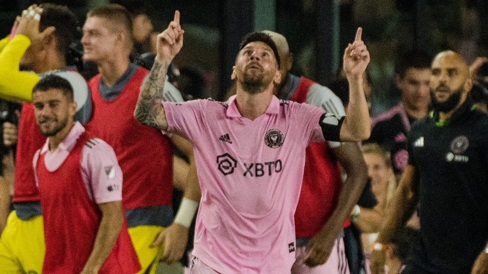 Messi ilk maçında sahnede