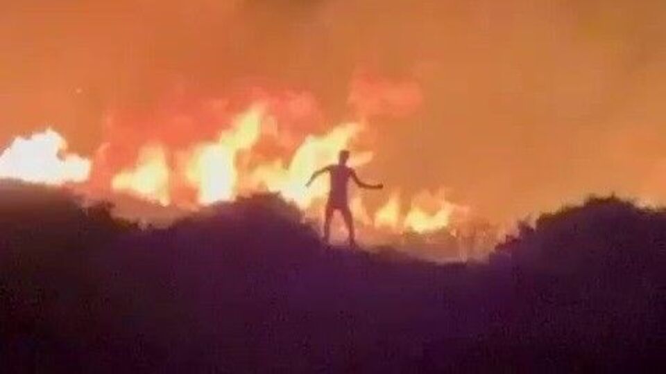 Çeşme yangını şüphelisi tutuklandı