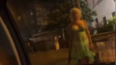 Fatih'te kadınlara yangın tüplü saldırı!