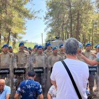 Akbelen'deki protestolarda 2 gözaltı