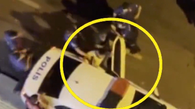 Kaza yapan alkollü sürücüye meydan dayağı