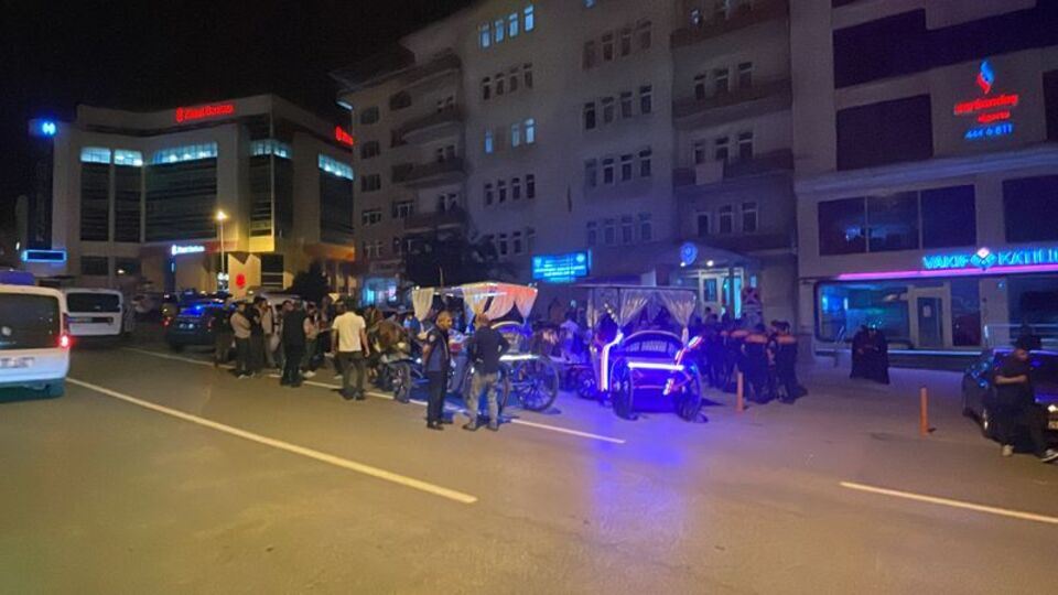 Faaliyetleri yasaklanan faytoncular taşkınlık çıkardı