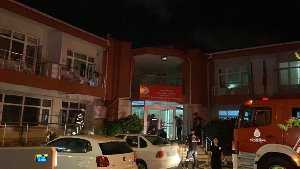 Sarıyer'de huzurevinde korkutan yangın