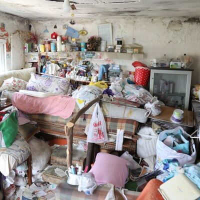 Mersin'de çöp ev mesaisi