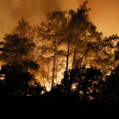 Kemer'de 1120 futbol sahası kadar alan yandı!