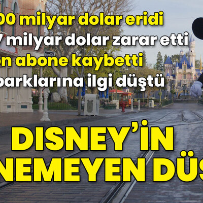 Disney 200 milyar dolar buharlaştı