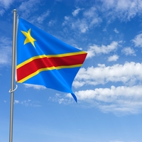 Kongo Demokratik Cumhuriyeti başkenti, bayrağı