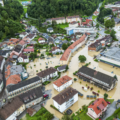 Slovenya'da sel faciası