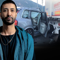 Trafik kazası geçirdi