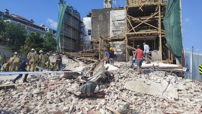 Kuruçeşme'de göçük! 2 kişi enkazdan kurtarıldı