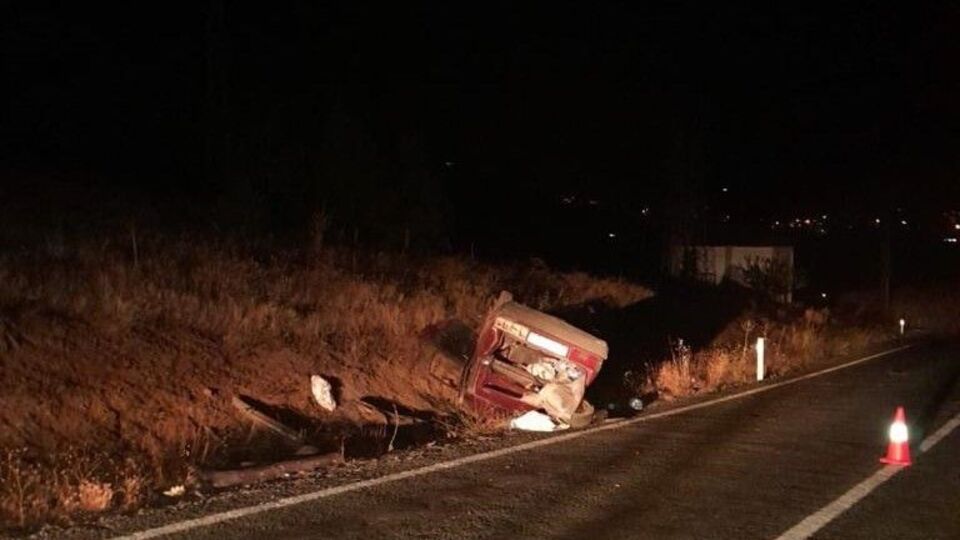Malatya'da otomobil takla attı: 4 yaralı