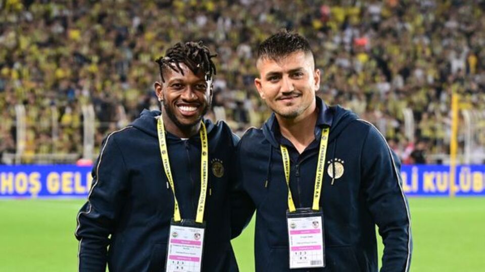 Fred ve Cengiz, taraftarları selamladı