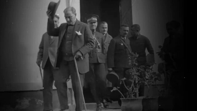 Atatürk'ün hiç bilinmeyen görüntüleri ortaya çıktı