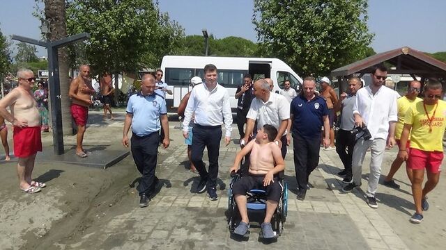 Engelli çocuğun hayali gerçek oldu