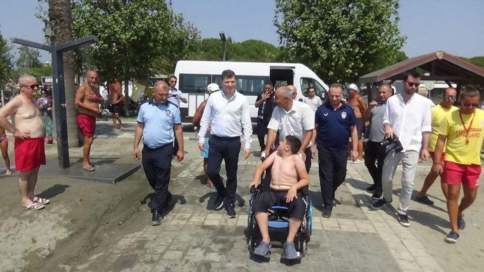 Engelli çocuğun hayali gerçek oldu