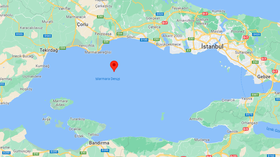 Marmara'da 3.8'lik deprem