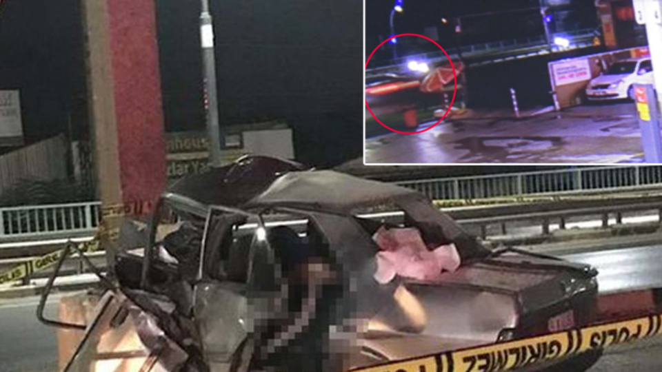 Dehşet anı kamerada! 2 baba 2 oğul kaza kurbanı!