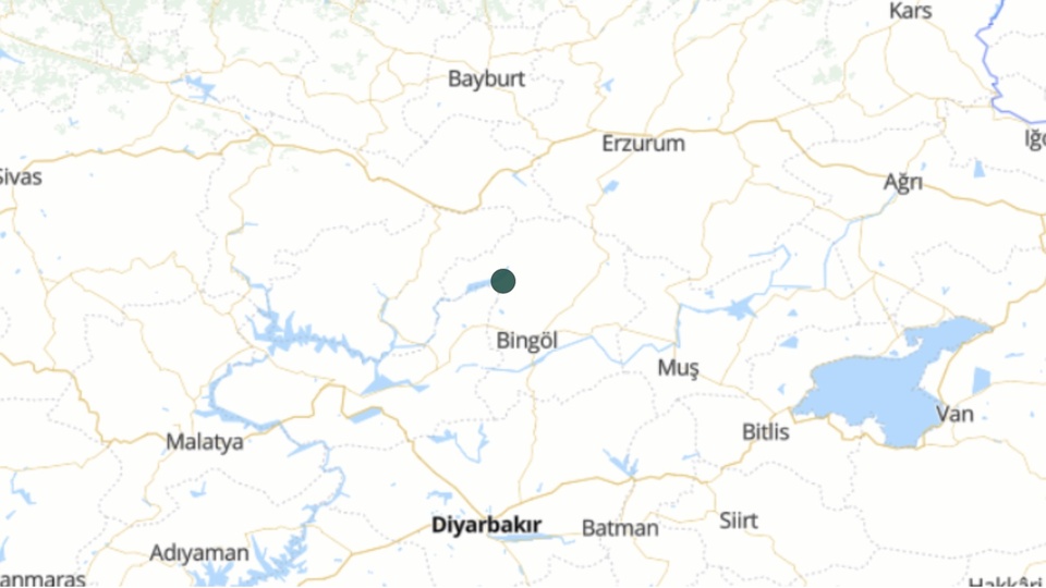 Bingöl'de 4.2 büyüklüğünde deprem!
