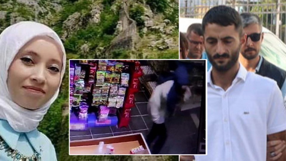 Kasiyer Merve'nin öldürülme anı kamerada!