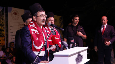 Cumhurbaşkanı Yardımcısı Yılmaz, 'Zafer Haftası' kutlamalarında konuştu