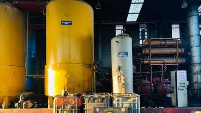 Atık yağ geri dönüşüm fabrikasında "Pes" dedirten olay!