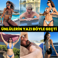 Ünlülerin 2023 yazı böyle geçti