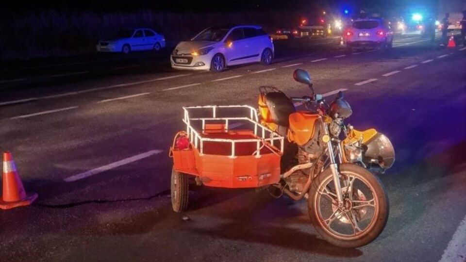 Akılalmaz kaza! Savrulup karşı yönden gelen aracın altında kaldı!
