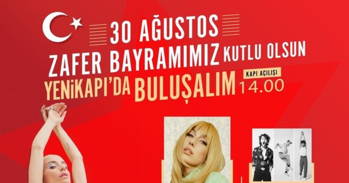 30 Ağustos Konser Takvimi | 30 Ağustos 2023 Bugün ücretsiz (İBB ...