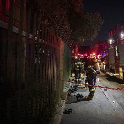 Johannesburg'da büyük yangın