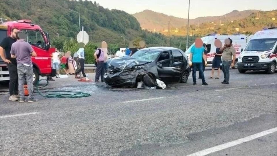 Giresun'da trafik kazası: 1 ölü