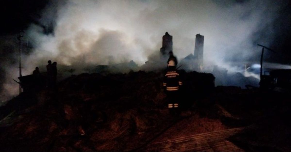 Erzurum'da çıkan yangında 8 ev küle döndü