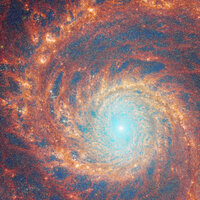 "Girdap Galaksi" böyle görüntülendi