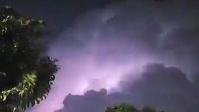 İstanbul'da elektrik fırtınası