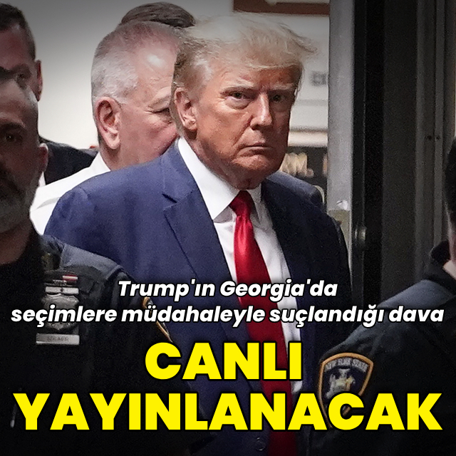 Trump'ın suçlandığı dava canlı yayınlanacak