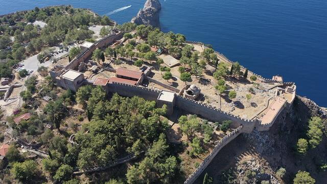 Alanya Kalesi'nde 9 asırlık iz