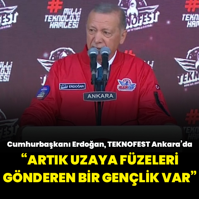 "Artık uzaya füzeleri gönderen bir gençlik var"