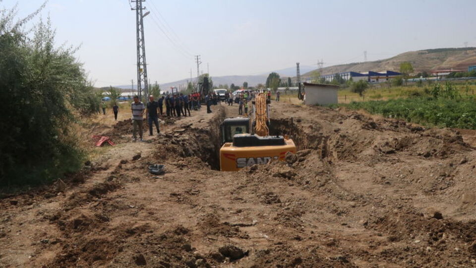 Çankırı'da toprak kayması! 1 işçi öldü