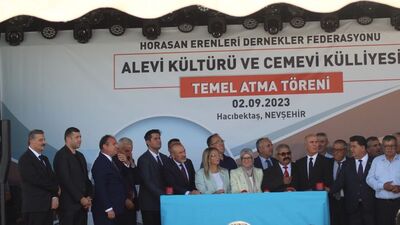 Bahçeli'nin hibe ettiği arsada temel atma töreni