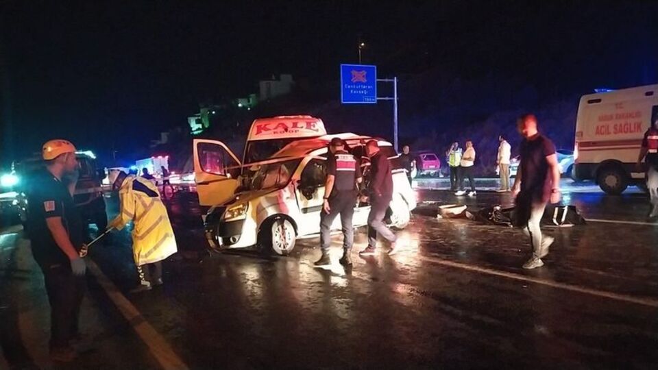 Denizli'de feci kaza