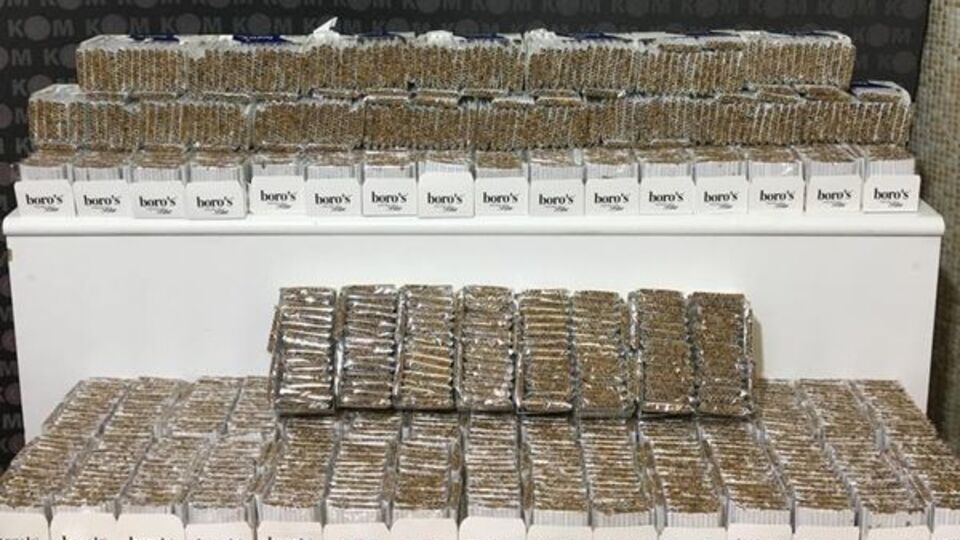 Kırıkkale'de makaron, etil alkol ve sahte içki ele geçirildi